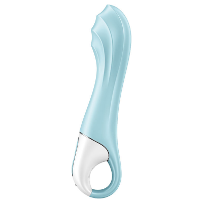 VIBRADOR DE BOMBA DE AR SATISFYER 5+ VIBRADOR DE PONTO G INFLÁVEL - AZUL