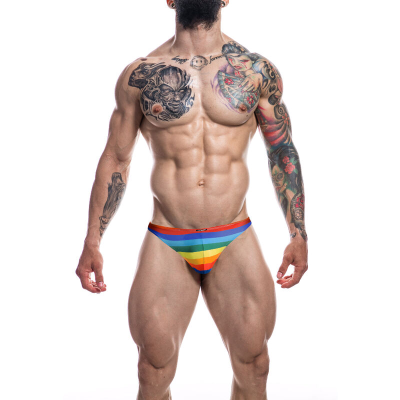 CUT4MEN - THONG C4M03 PROVOCATIVE RAINBOW S