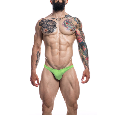 CUT4MEN - THONG C4M03 PROVOCATIVE NEON GREEN L