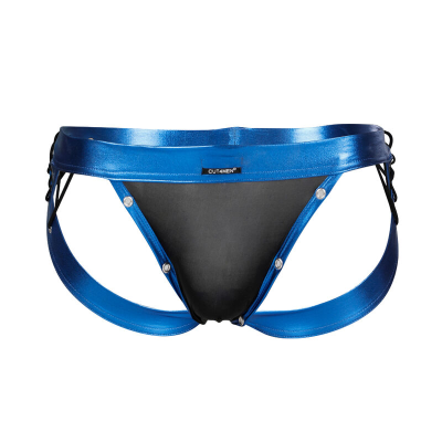 CUT4MEN - JOCKSTRAP DESIRE BLUE COURO M