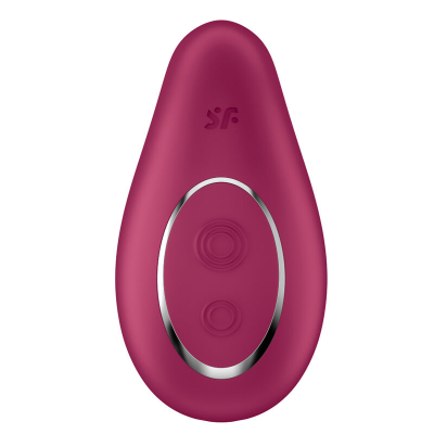 VIBRADOR DE LAY-ON SATISFYER DIPPING DELIGHT - VERMELHO