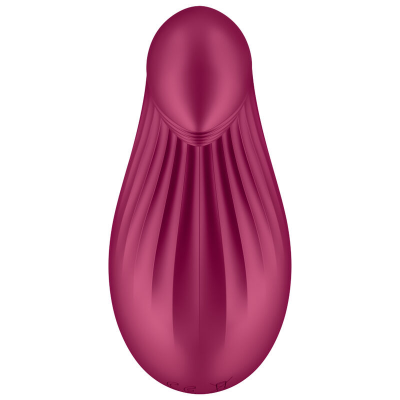 VIBRADOR DE LAY-ON SATISFYER DIPPING DELIGHT - VERMELHO