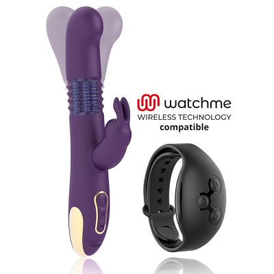 TREASURE BASTIAN RABBIT UP & DOWN, ROTATOR & VIBRATOR WATCHME WIRELESS TECHNOLOGY COMPATÍVEL