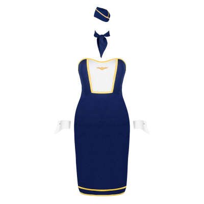 OBSESSIVO - TRAJE UNIFORME DE STEWARDESS XS/S