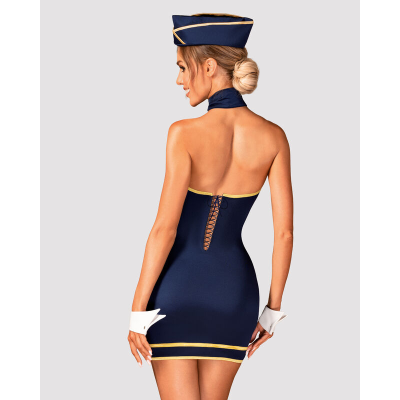 OBSESSIVO - TRAJE UNIFORME DE STEWARDESS XS/S