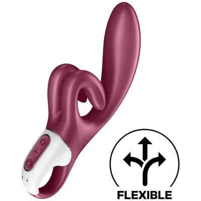 VIBRAÇÃO SATISFYER TOUCH ME COELHO - VERMELHO