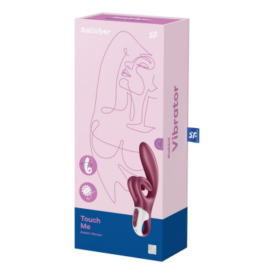 VIBRAÇÃO SATISFYER TOUCH ME COELHO - VERMELHO