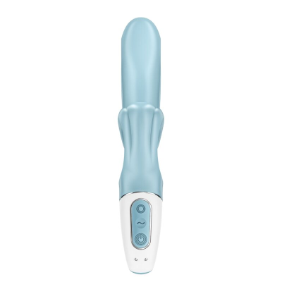 SATISFYER LOVE ME COELHO VIBRAÇÃO - AZUL