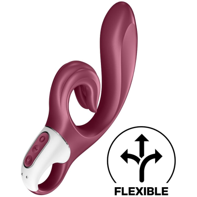 SATISFYER LOVE ME COELHO VIBRAÇÃO - VERMELHO