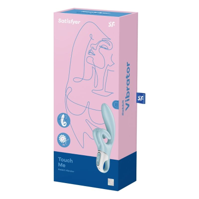 SATISFYER TOUCH ME COELHO VIBRAÇÃO - AZUL