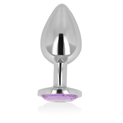 OHMAMA ANAL PLUG METAL VIOLET 8 CM