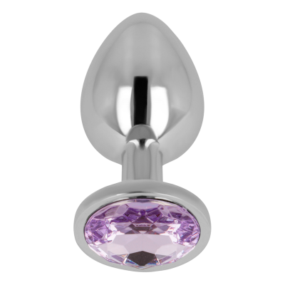 OHMAMA ANAL PLUG METAL VIOLET 8 CM