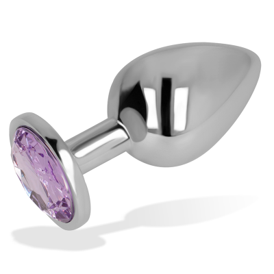 OHMAMA ANAL PLUG METAL VIOLET 8 CM