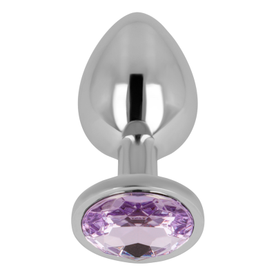 OHMAMA ANAL PLUG METAL VIOLET 9 CM