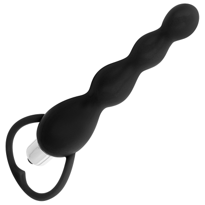 OHMAMA VIBRATING BUTT PLUG - BLACK