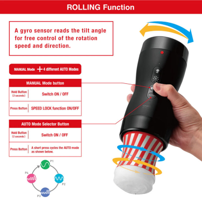 TENGA VACUUM GYRO ROLLER SUCÇÃO E ROTAÇÃO