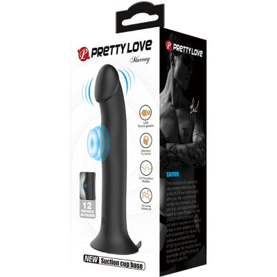 PRETTY LOVE - MURRAY VIBRADOR E ESTIMULADOR PRETO