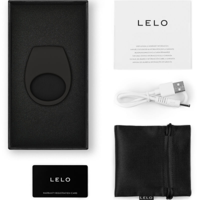 LELO - ANEL VIBRANTE TOR 3 PRETO