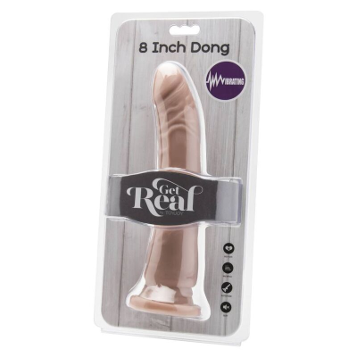 Caia na Real - DONG 20,5 CM VIBRATING SKIN