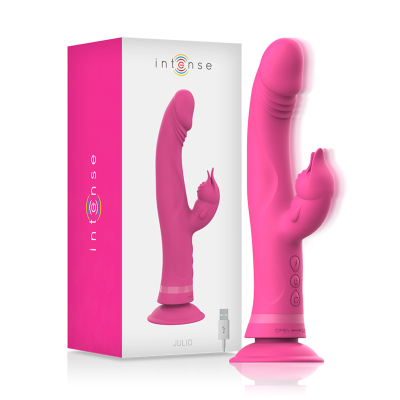 INTENSE - JULIO VIBRATOR RABBIT SILICONE PINK