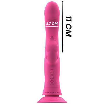 INTENSE - JULIO VIBRATOR RABBIT SILICONE PINK