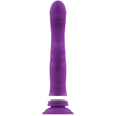 INTENSE - CASANOVA VIBRATOR RABBIT SILICONE TRIPLE ENGINE PURPLE