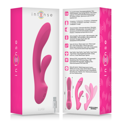 INTENSE - LUIGI VIBRATOR RABBIT SILICONE PINK