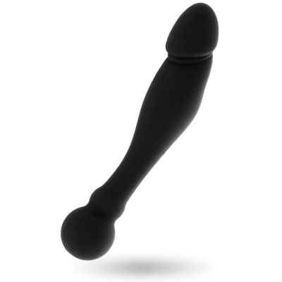 BLACK&SILVER - KARL G-SPOT STIMULATING DILDO 18 CM