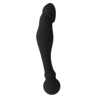 BLACK&SILVER - KARL G-SPOT STIMULATING DILDO 18 CM