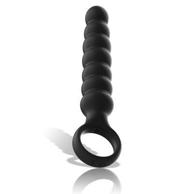 BLACK&SILVER - BOB POWERFUL ANAL BEADS SILICONE