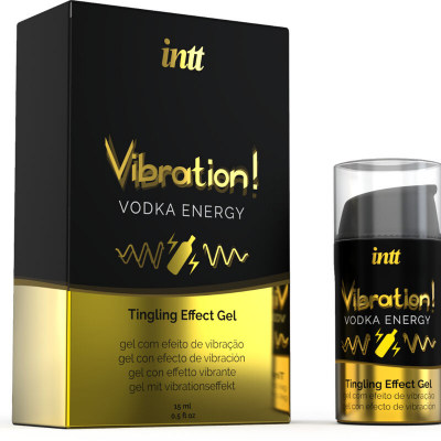 INTT - PODEROSO ESTIMULANTE ÍNTIMO GEL VIBRANTE LÍQUIDO VODCA 15ML