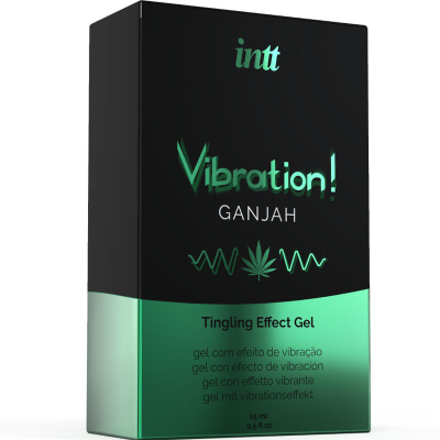 INTT - PODEROSO ESTIMULANTE ÍNTIMO GEL VIBRANTE LÍQUIDO CANNABIS 15ML