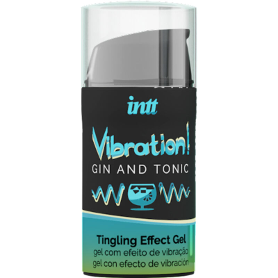 INTT - PODEROSO ESTIMULANTE ÍNTIMO LÍQUIDO VIBRANTE GEL GIN & TÔNICO 15ML