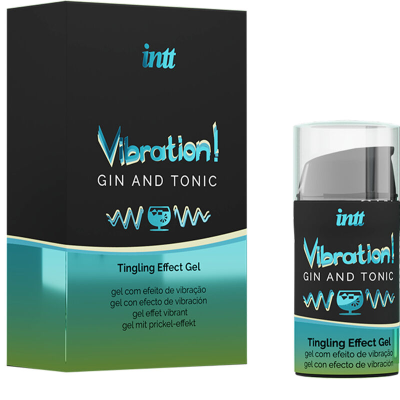 INTT - PODEROSO ESTIMULANTE ÍNTIMO LÍQUIDO VIBRANTE GEL GIN & TÔNICO 15ML