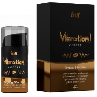 GEL DE MASSAGEM INTT - HOT EFFECT SABOR DE CAFÉ