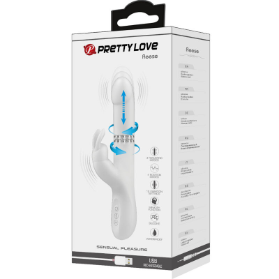 PRETTY LOVE - REESE ROTATING VIBRADOR PRATA