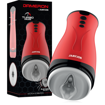 JAMYJOB - DAMERON MASTURBADOR DE SUCÇÃO E VIBRAÇÃO