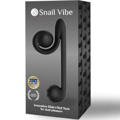 VIBRADOR MULTIAÇÃO SNAIL VIBE PRETO