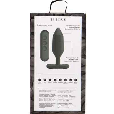 JE JOUE - ONYX ANAL PLUG VIBRATING BLACK