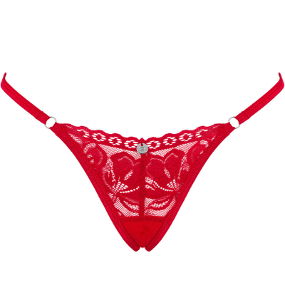 OBSESSIVE - LACELOVE THONG VERMELHO XS/S