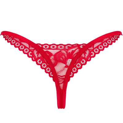 OBSESSIVE - LACELOVE THONG VERMELHO XS/S