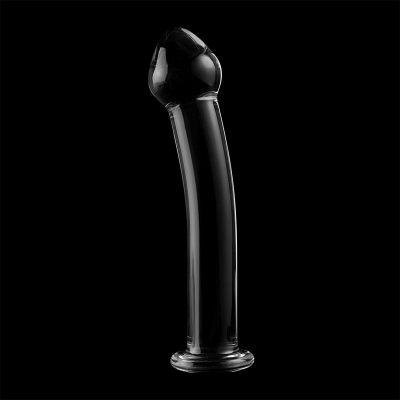 NEBULA SERIES BY IBIZA™ - MODELO 11 DILDO VIDRO BOROSILICADO 16 X 3 CM TRANSPARENTE