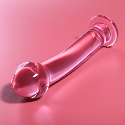 NEBULA SERIES BY IBIZA™ - MODELO 11 DILDO VIDRO BOROSILICADO 16 X 3 CM ROSA