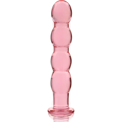 NEBULA SERIES BY IBIZA™ - MODELO 10 DILDO VIDRO BOROSILICADO 16,5 X 3,5 CM ROSA