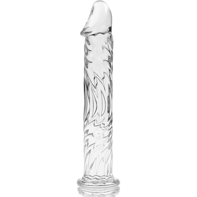 NEBULA SERIES BY IBIZA™ - MODELO 12 DILDO VIDRO BOROSILICADO 17 X 3,5 CM TRANSPARENTE