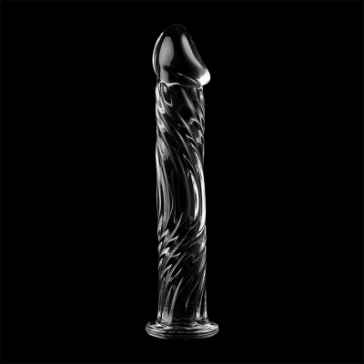 NEBULA SERIES BY IBIZA™ - MODELO 12 DILDO VIDRO BOROSILICADO 17 X 3,5 CM TRANSPARENTE