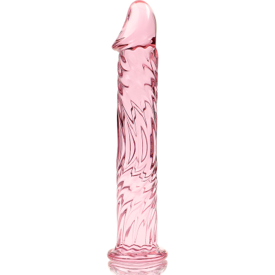 NEBULA SERIES BY IBIZA™ - MODELO 12 DILDO VIDRO BOROSILICADO 17 X 3,5 CM ROSA