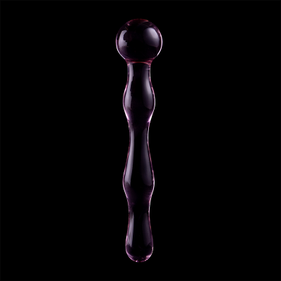 NEBULA SERIES BY IBIZA™ - MODELO 13 DILDO VIDRO BOROSILICADO 18 X 3,5 CM ROSA