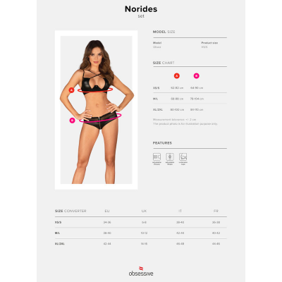 OBSESSIVE - CONJUNTO NORIDES DUAS PEÇAS XS/S