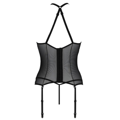 PAIXÃO - SATARA CORSET LINHA ERÓTICA PRETO S/M